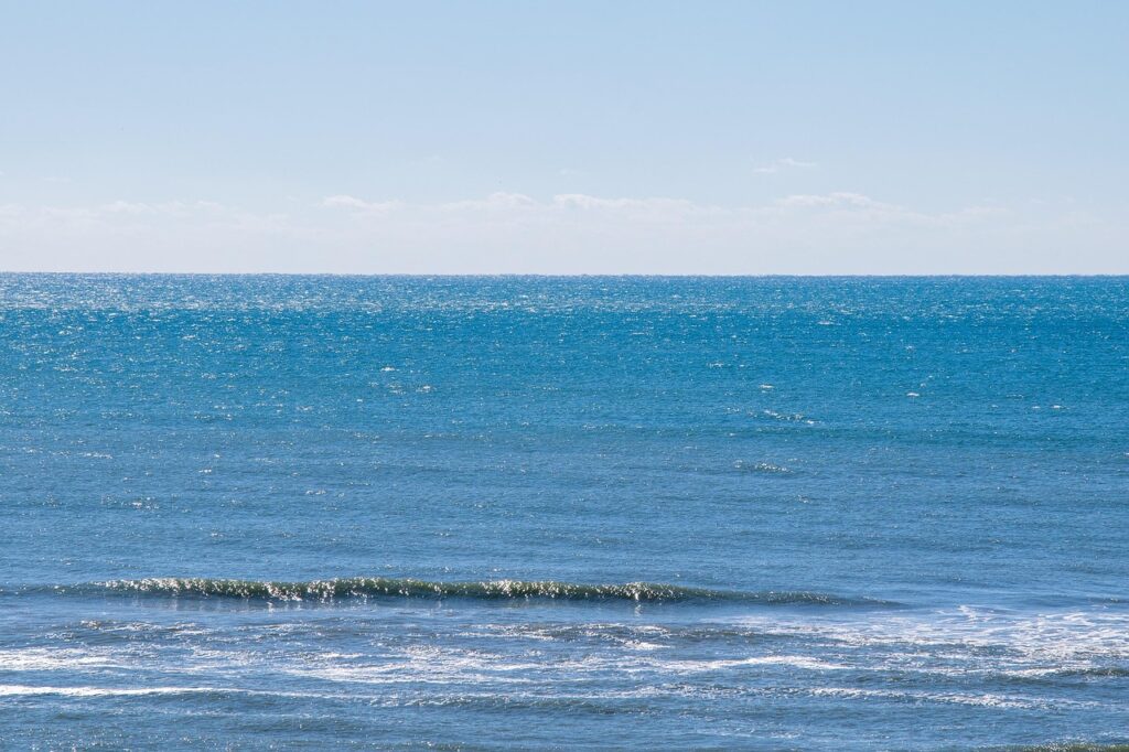 Looking out to the Gulf of America from Sargent Beach